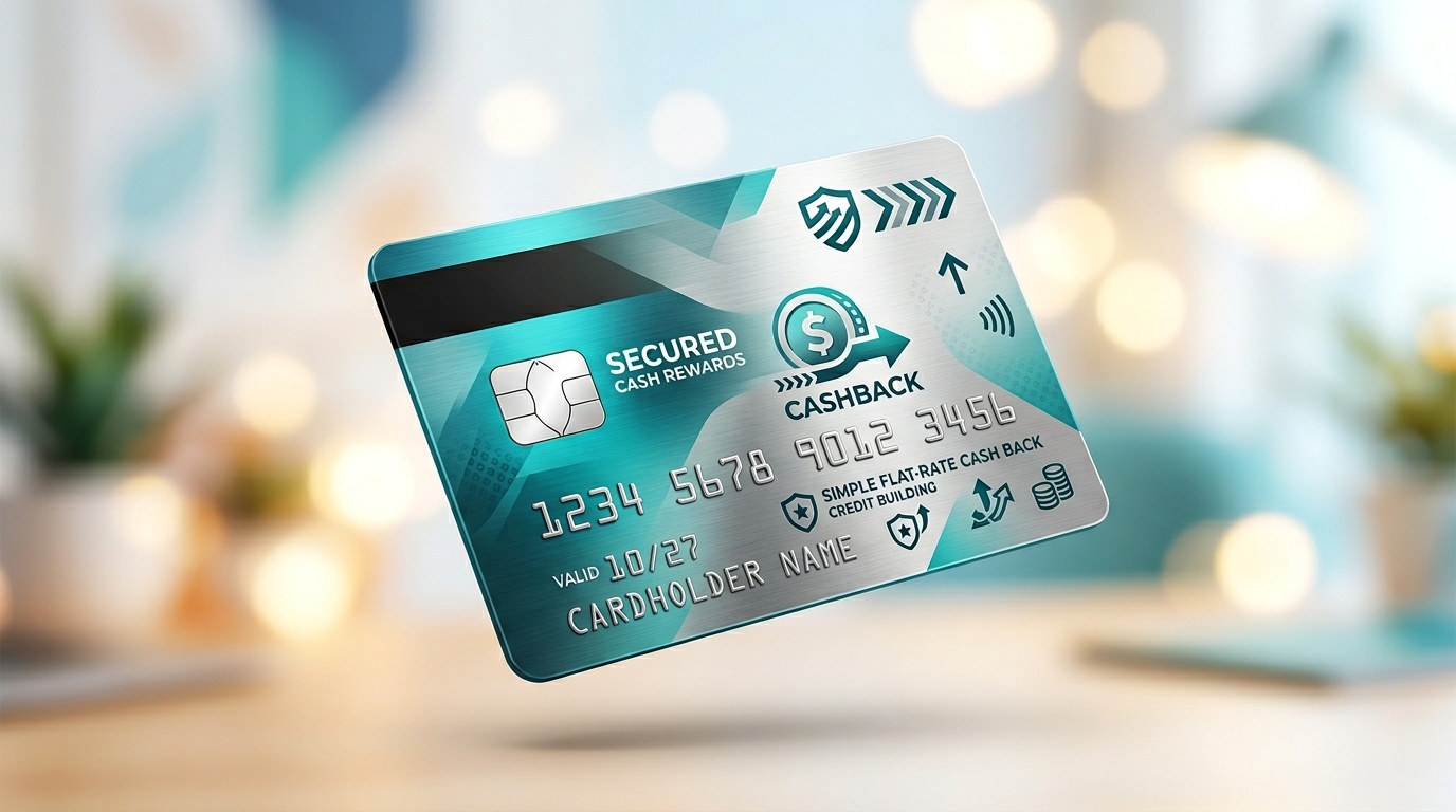 Generic silver secured rewards card artwork